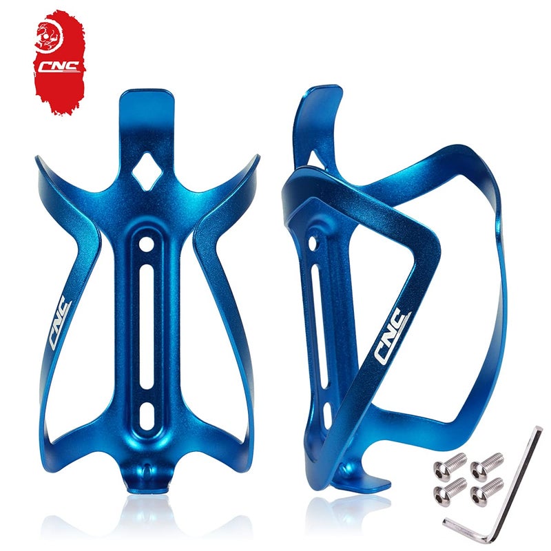 CNC Bike Water Bottle Holder, Bike Water Bottle Cage for Road Bike/Mountain Bikeï¼Œ2-Packï¼ŒBlue - Image 3